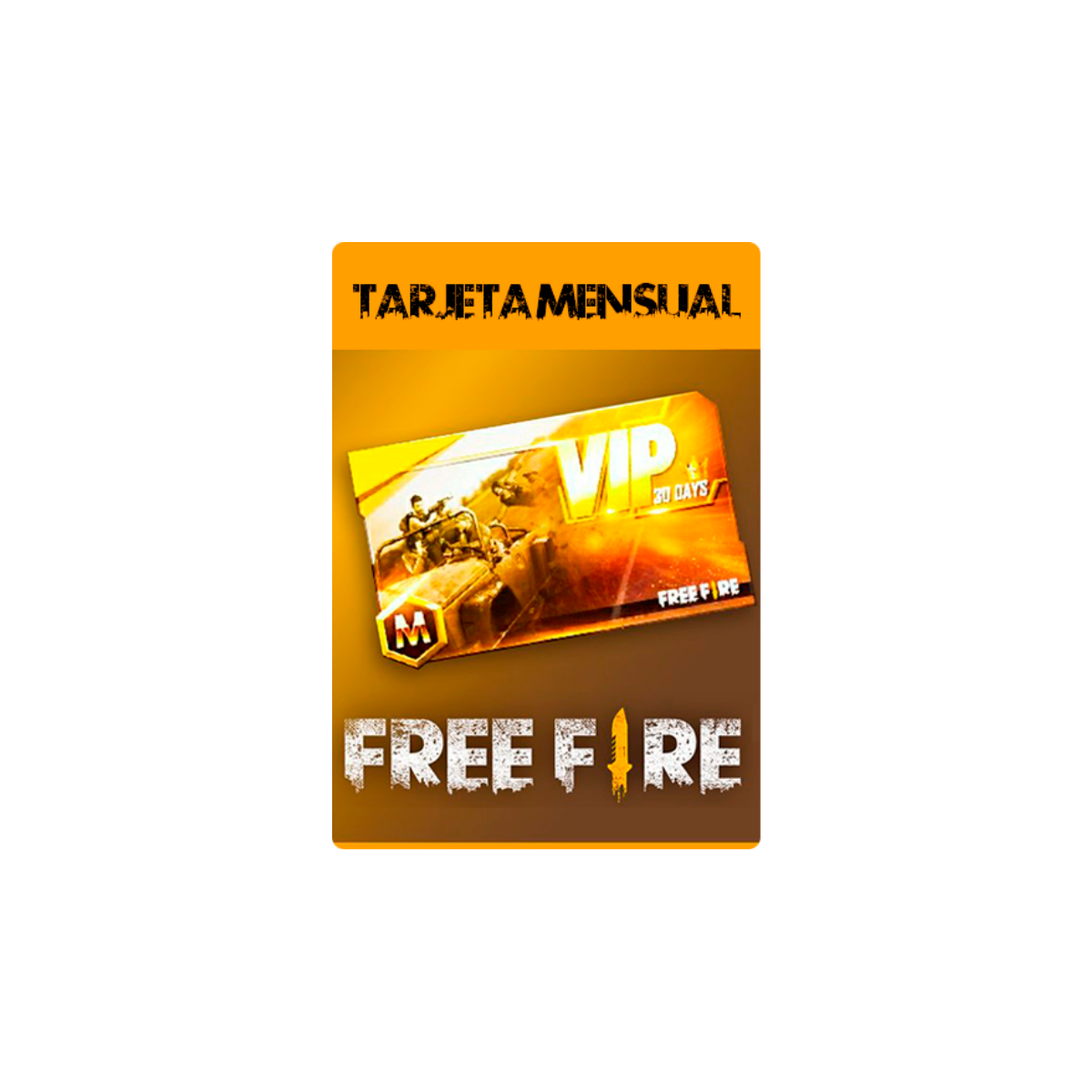 💎 Free Fire – Recarga por ID: Tarjeta Mensual