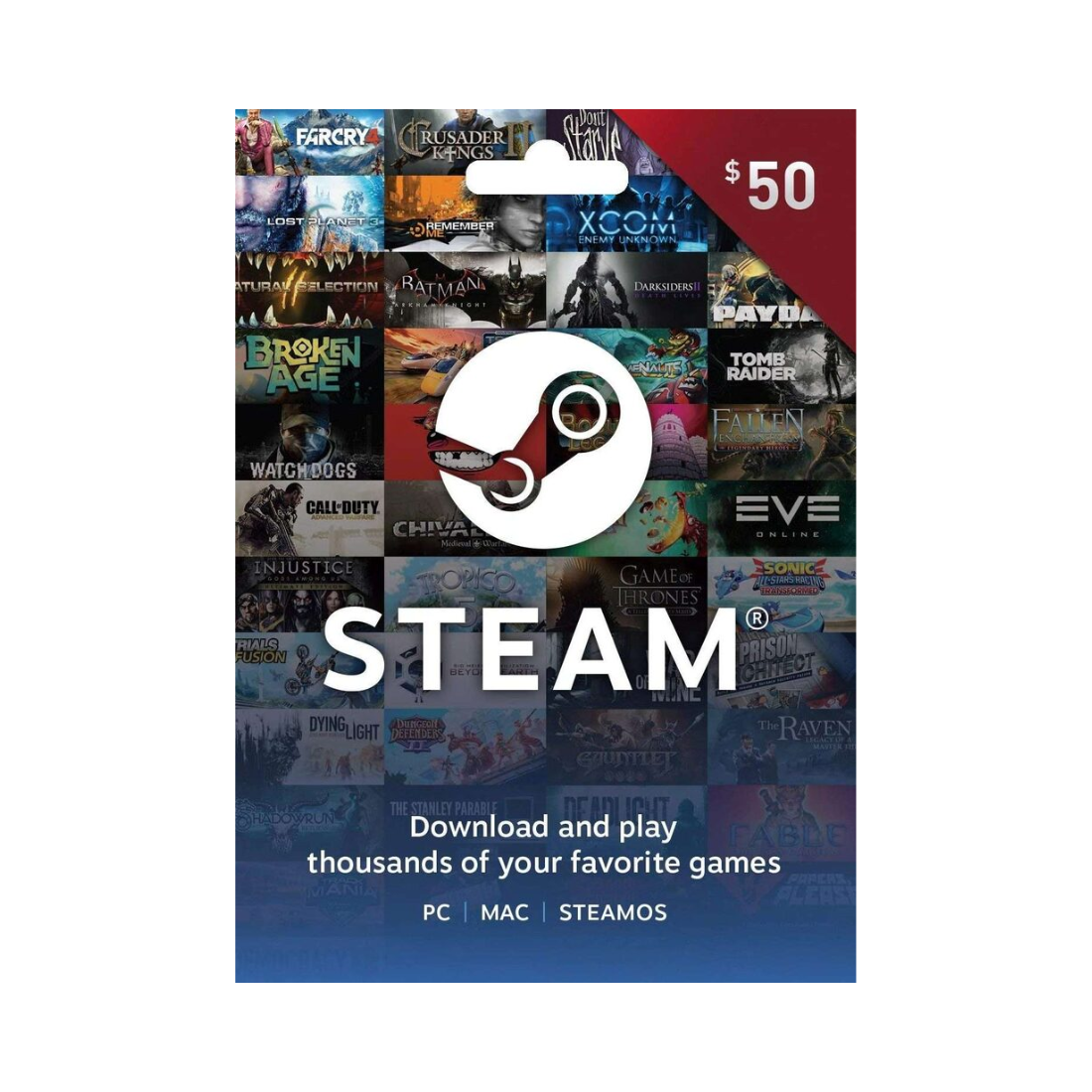 Gift Card Steam $50  🇺🇸