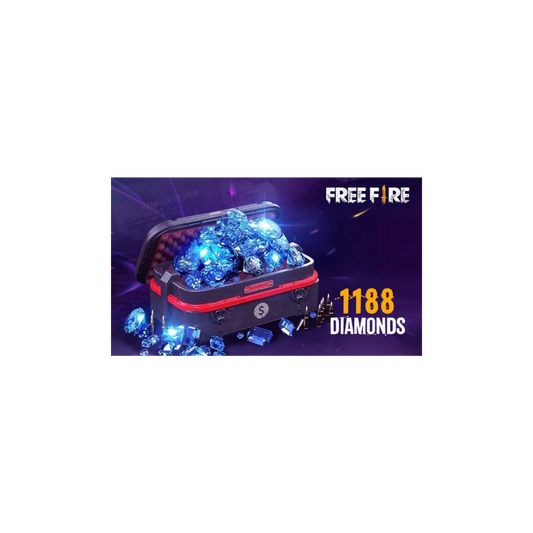 💎 Free Fire – Recarga por ID: 1080 Diamantes + 108 Bonus