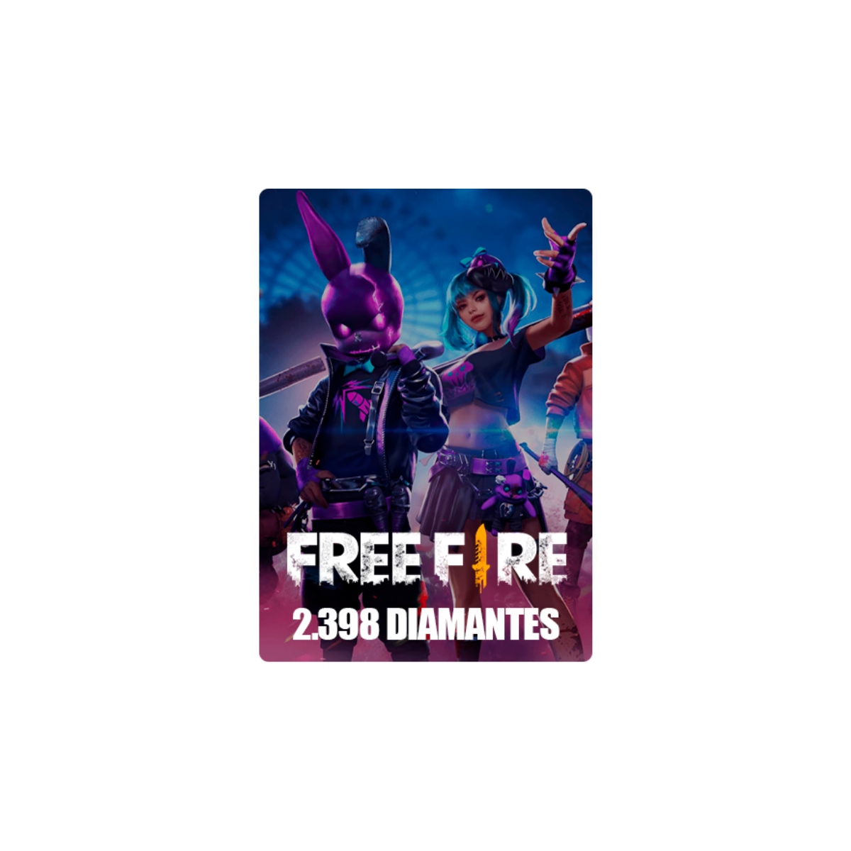 💎 Free Fire – Recarga por ID: 2180 Diamantes + 218 Bonus