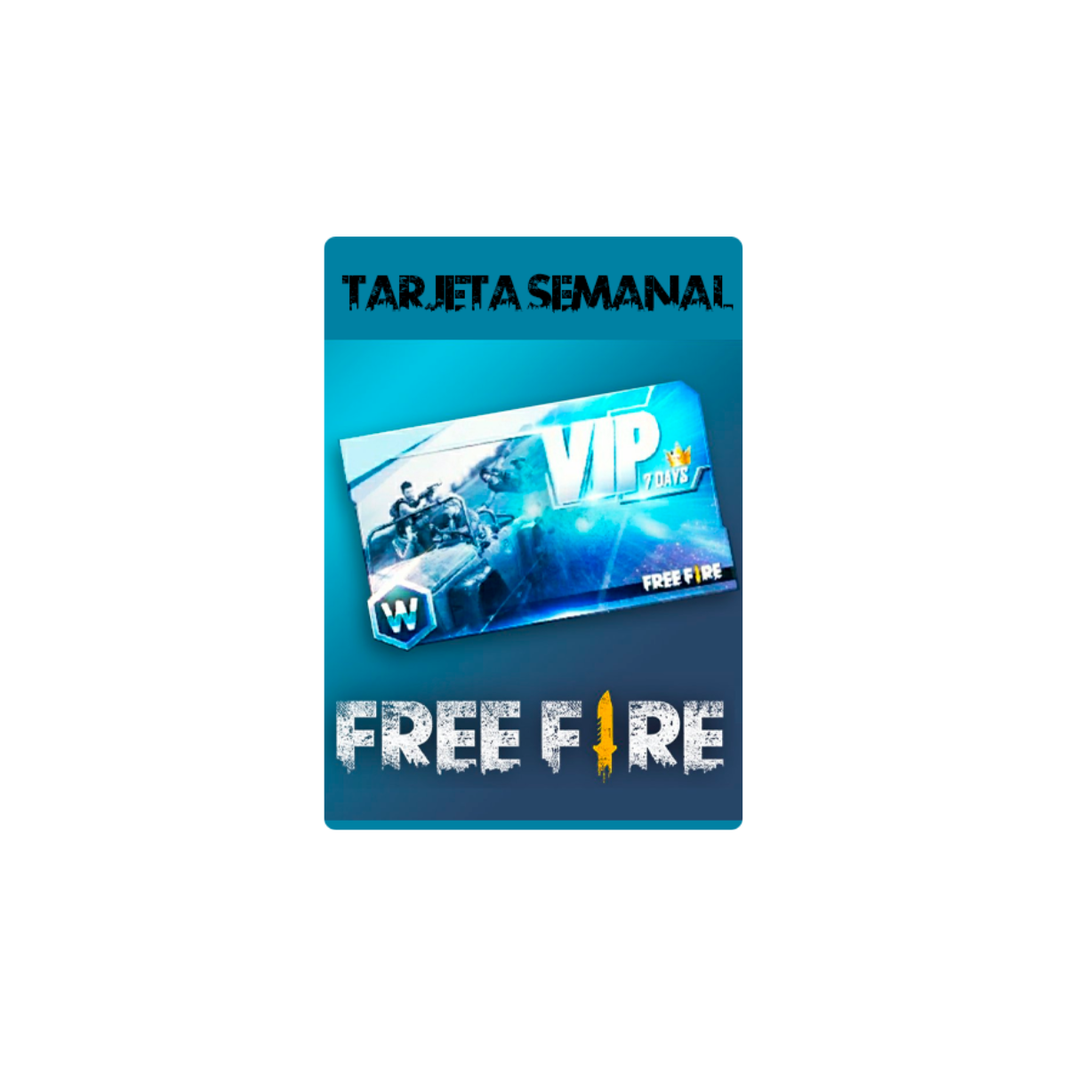💎 Free Fire – Recarga por ID: Tarjeta Semanal